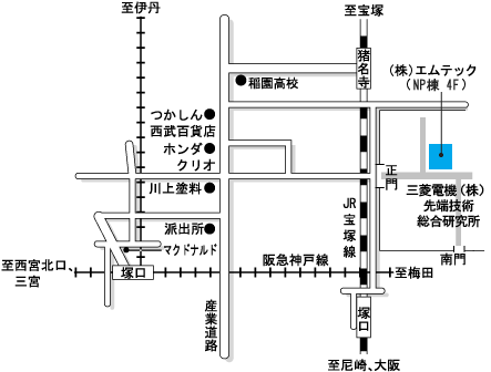 伊丹地区地図