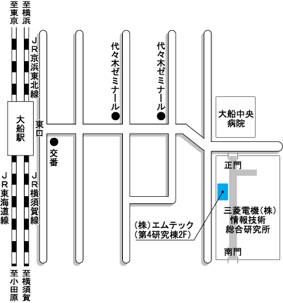 大船地区地図