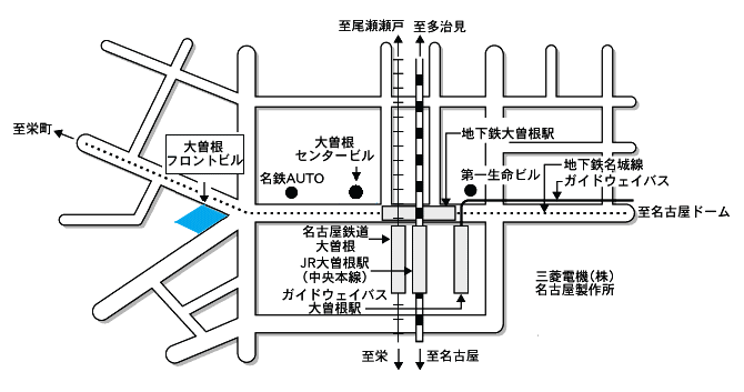 中部地区地図