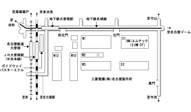 名古屋地区地図